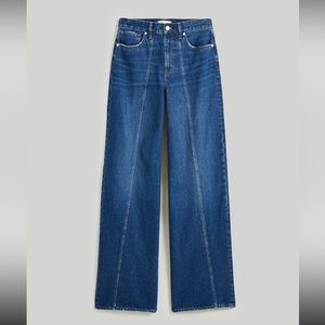 Madewell Superwide-Leg Jeans Twisted-Seam size 32R